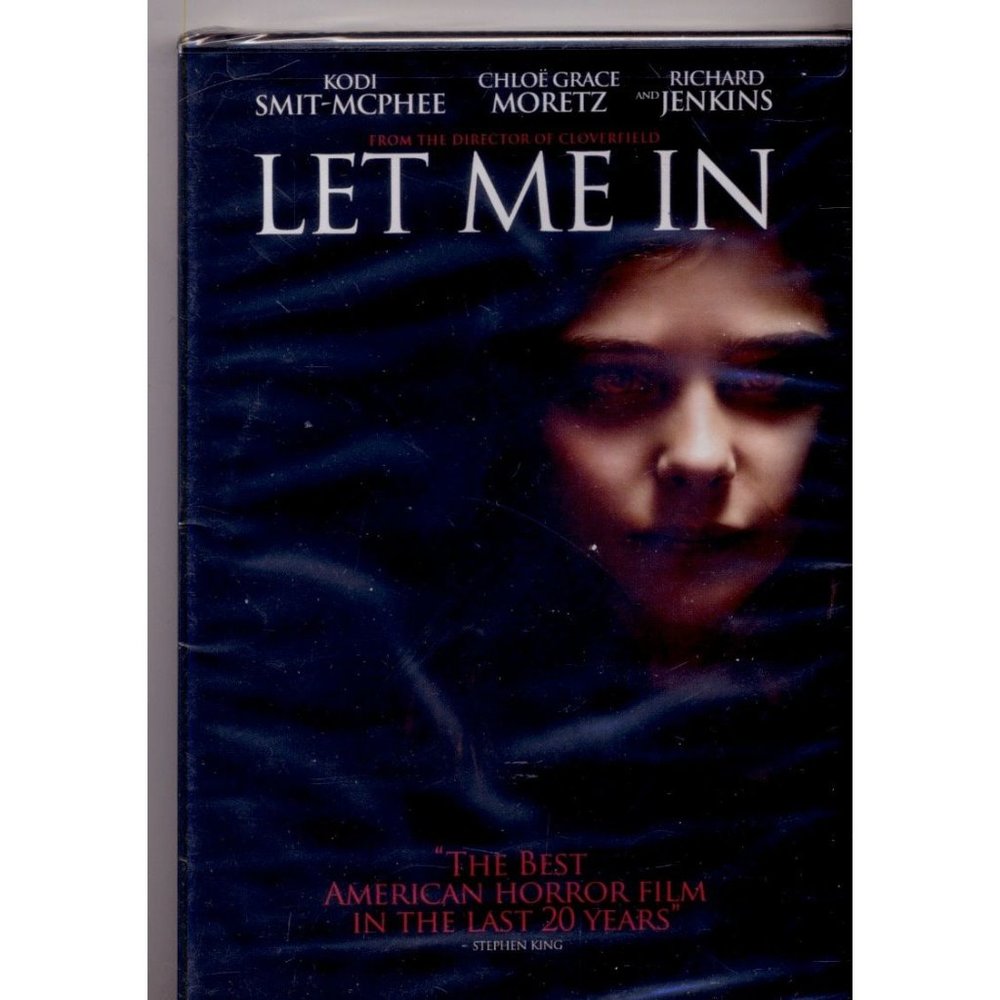 LET ME IN, DVD, Stephen King says "The best American horror film in 20 years!"